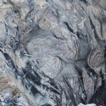 Folded Rock in Panum Crater