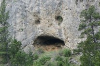 A Face in the Rock at The Gates of the Mountains