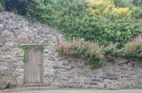 Entrance to a secret garden, Beaumaris, North Wales