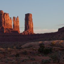 Monuments at Sunset